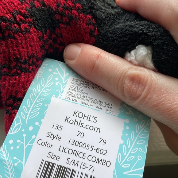 Muk Luk slipper/ Cabin socks - Picture 2 of 2